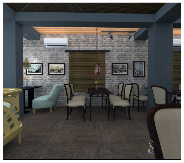 Restaurant Interior Render